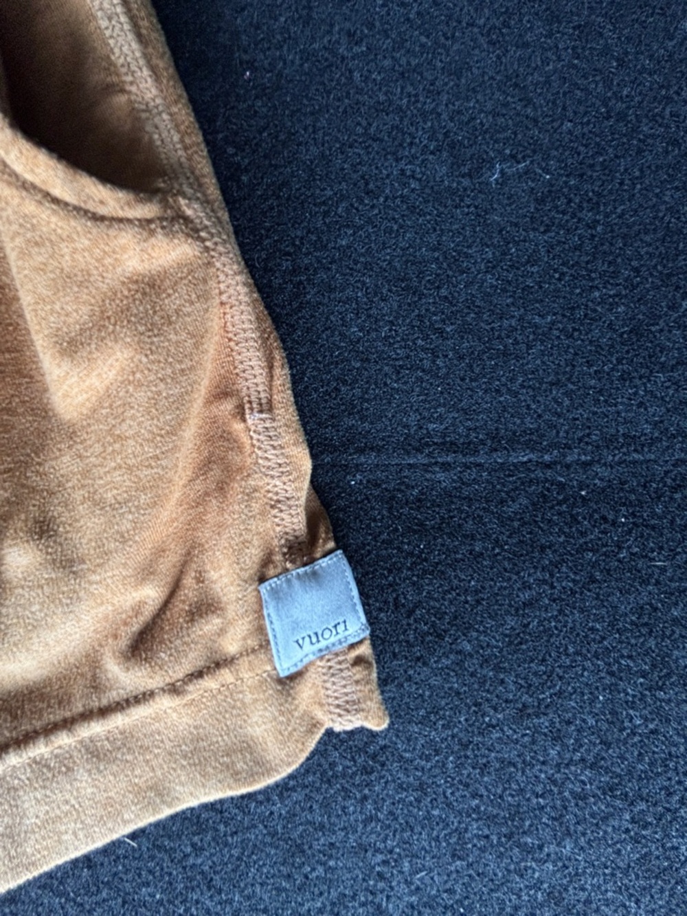 Vuori Cozy Drawstring Athletic Shorts - Mustard Size Medium - Picture 2 of 4